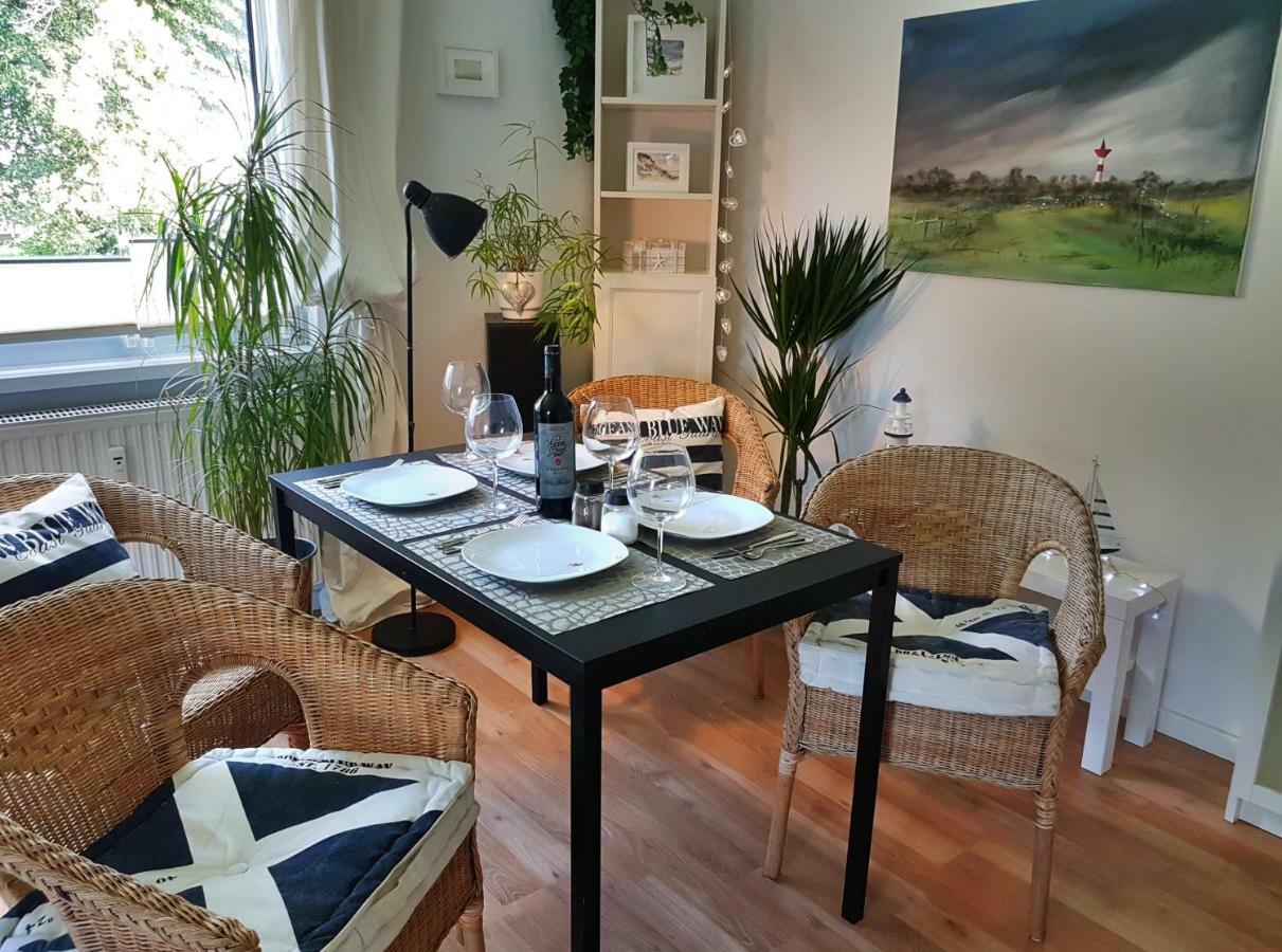 Charmante Ferienwohnung 3 Zimmer Kueche Bad Zentrale Lage Hagen im Bremischen Exteriér fotografie